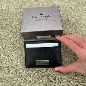 NWT Kate Spade New York Kenzie Card Case Black